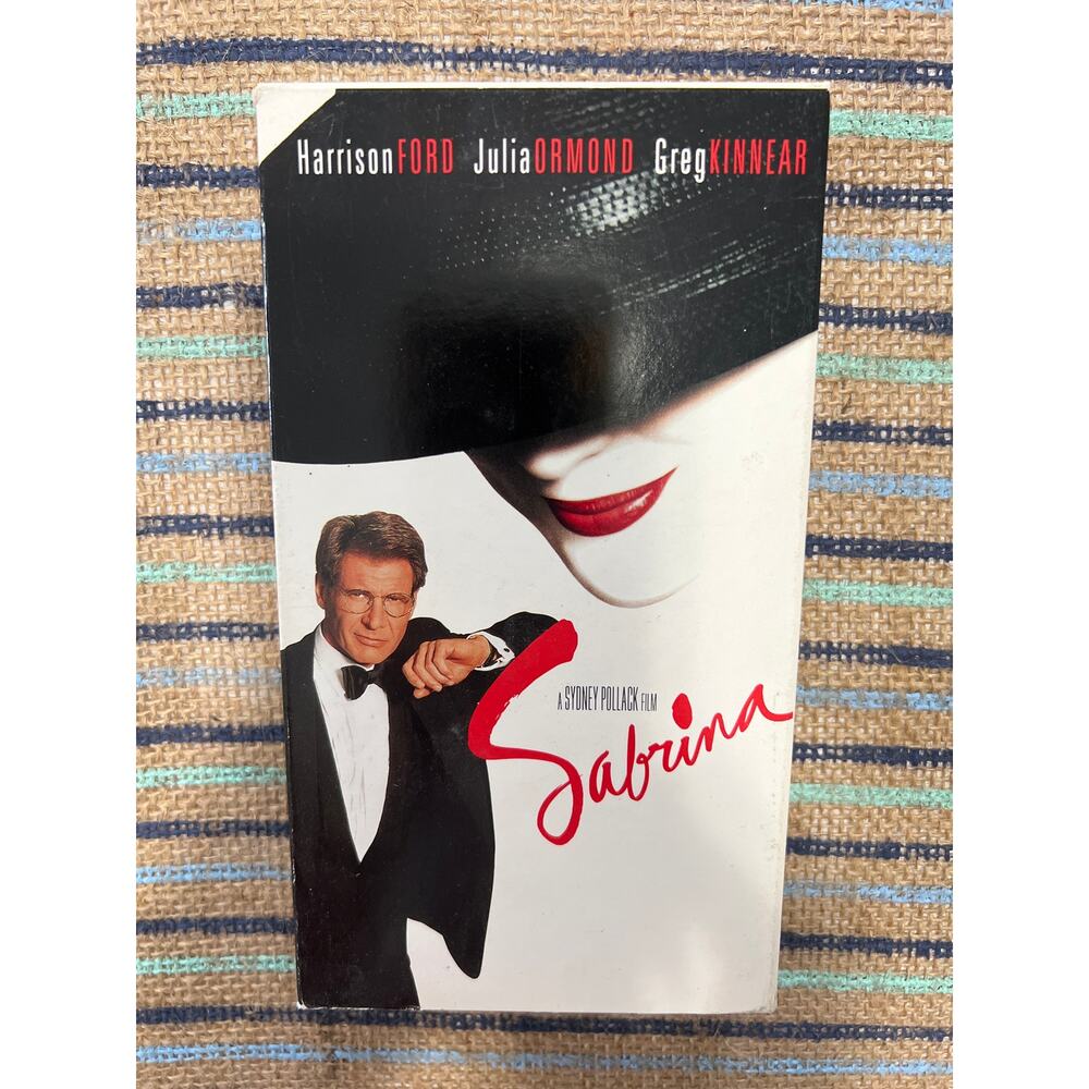 Sabrina 1995 Remake Harrison Ford Julia Ormond VHS Pre-Loved